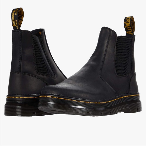 Dr. Martens Shoes - Dr. Martens Unisex-Adult Embury Leather Chelsea Boot